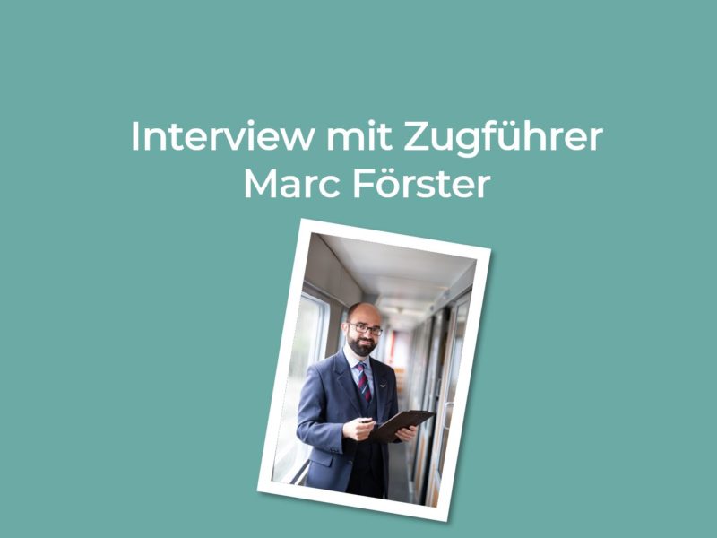 Interview Zugführer Marc Förster